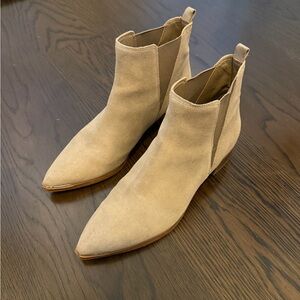 Marc Fisher Tan Ankle Booties